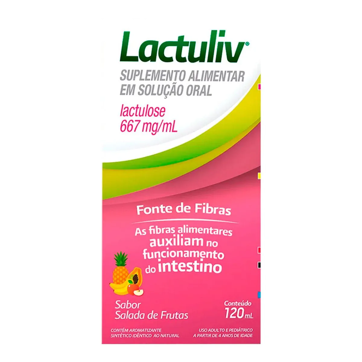 LACTULIV 667MG/ML SABOR SALADA DE FRUTAS 120ML