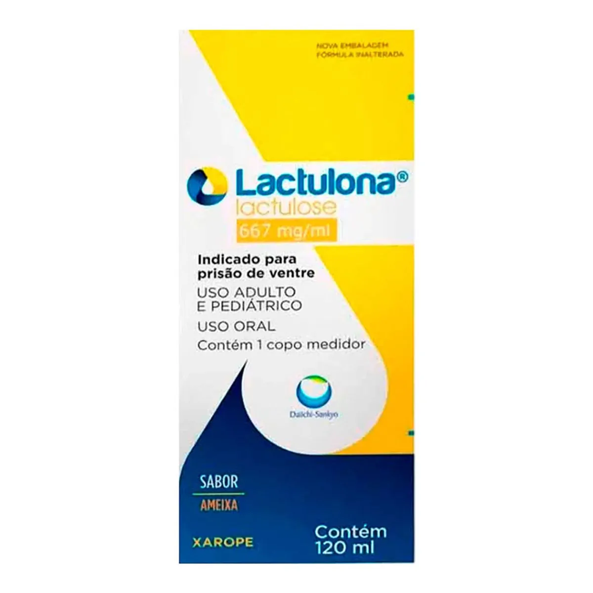 LACTULONA 667MG/ML XAROPE SABOR AMEIXA 120ML