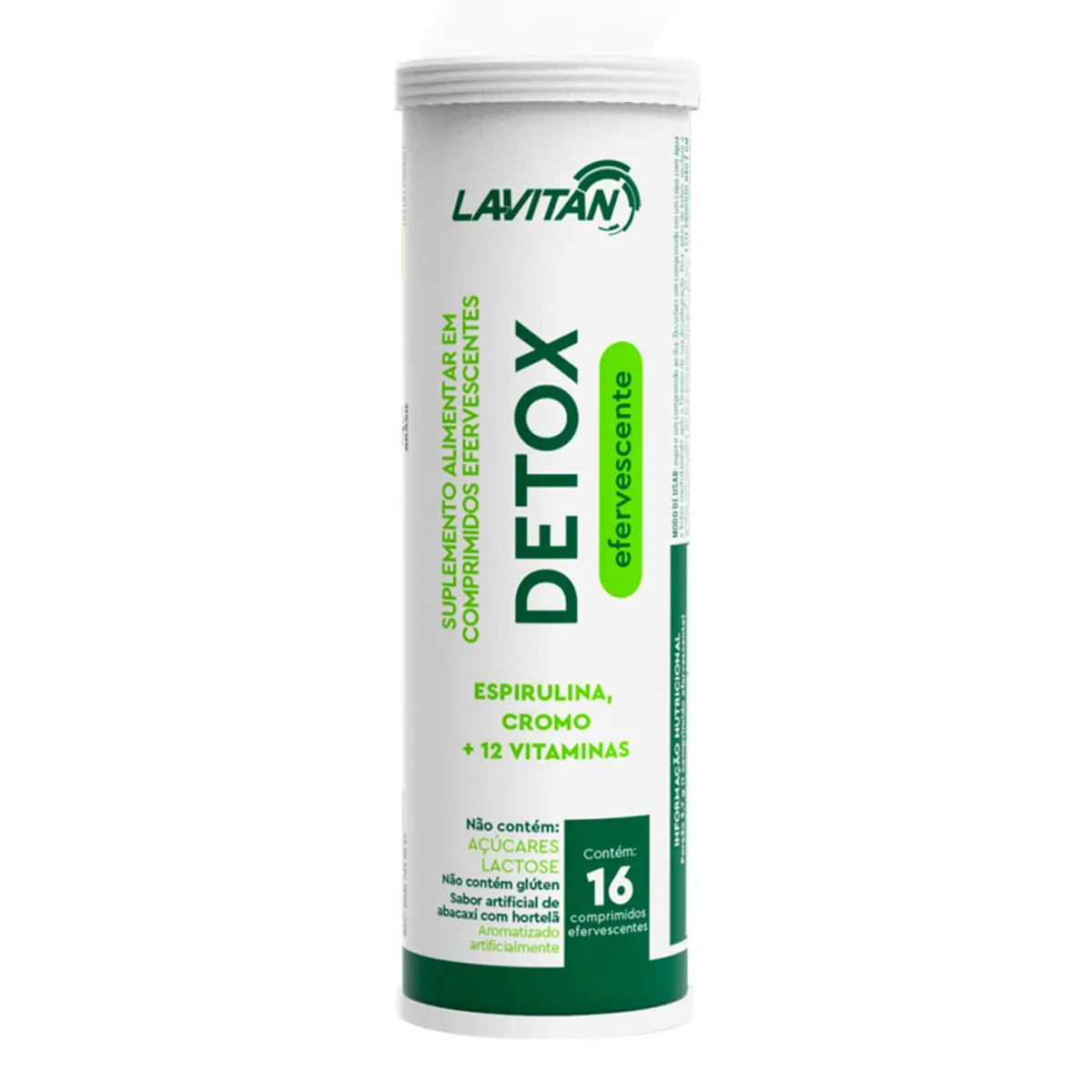 LAVITAN DETOX COM 16 COMPRIMIDOS EFERVESCENTES