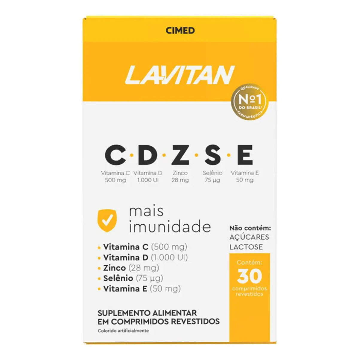 LAVITAN IMUNIDADE CDZSE COM 30 COMPRIMIDOS