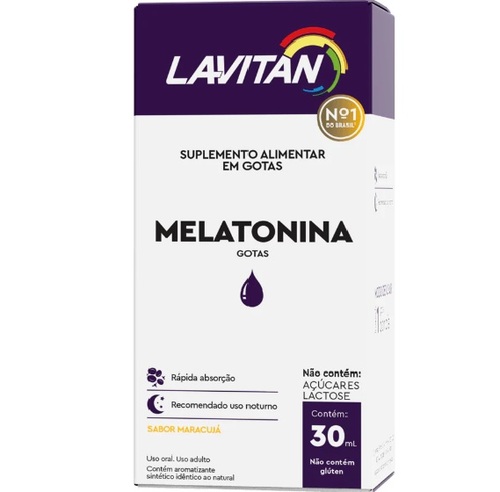 LAVITAN MELATONINA 0,21MG SOLUCAO SABOR MARACUJA 30ML