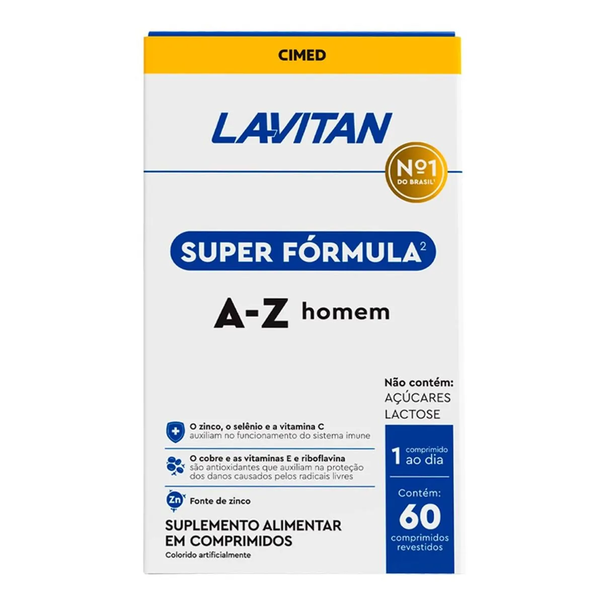 LAVITAN MULTI HOMEM 5G COM 60 COMPRIMIDOS