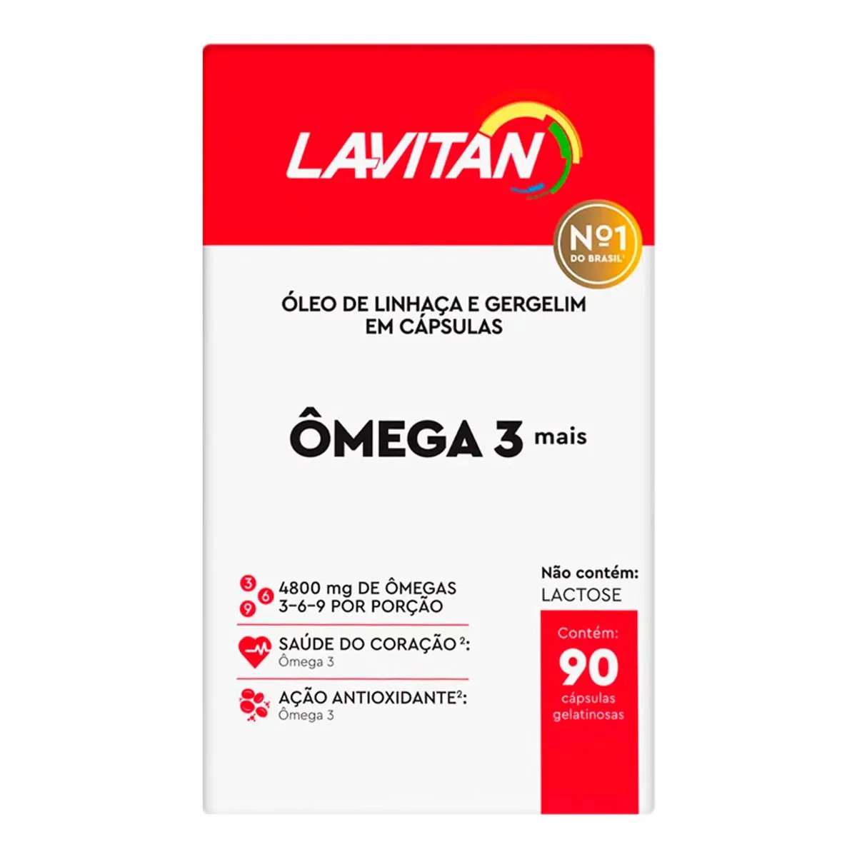 Thumbnail de LAVITAN OMEGA 3 MAIS COM 90 CAPSULAS GEL