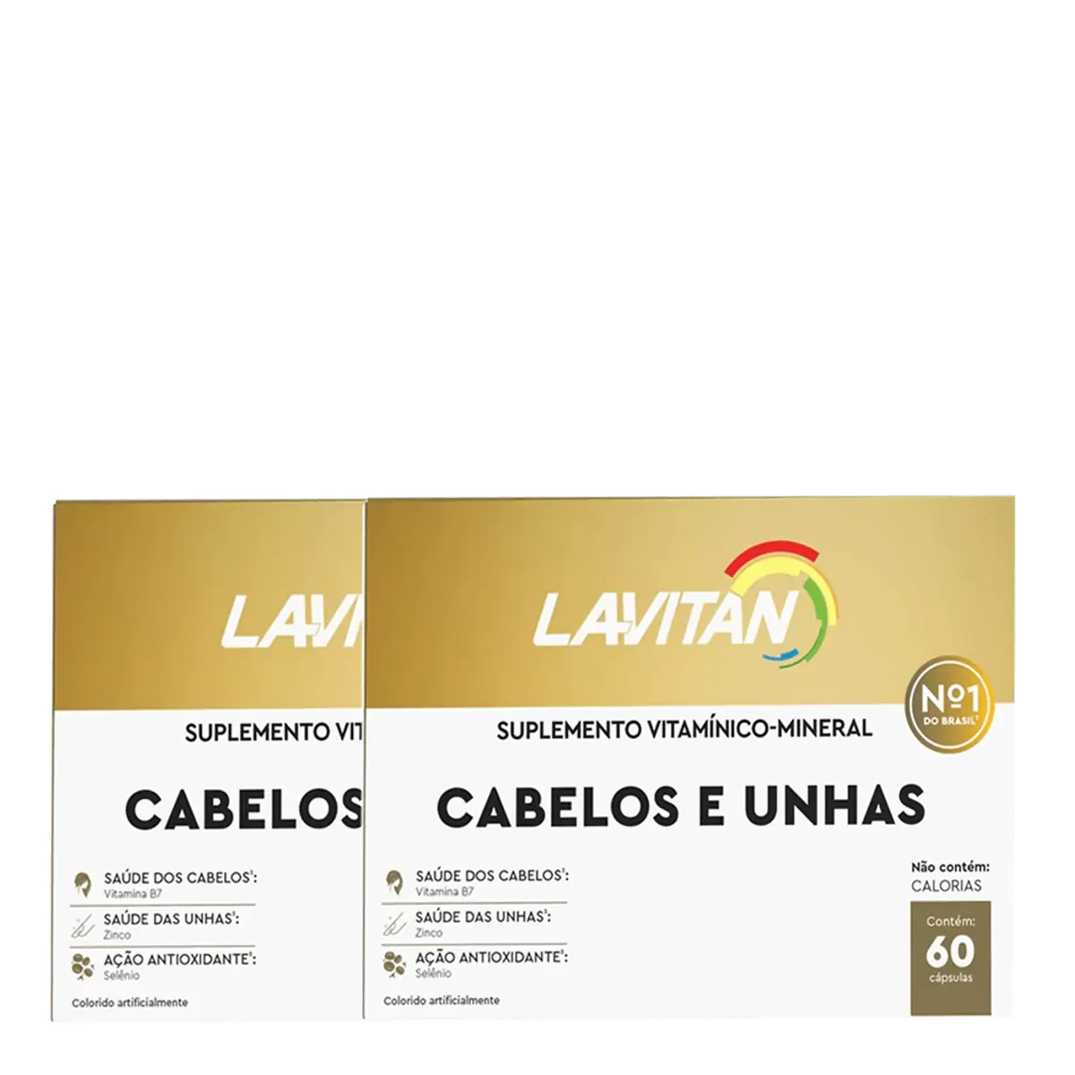 LAVITAN VITAMINA CABELOS E UNHAS COM 60 COMPRIMIDOS