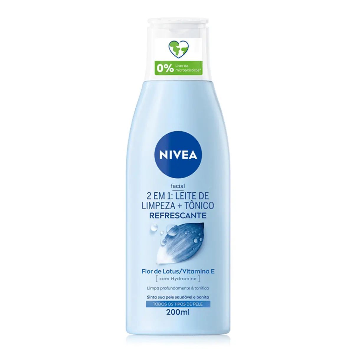 LEITE DE LIMPEZA E TONICO NIVEA 2 EM 1 200ML