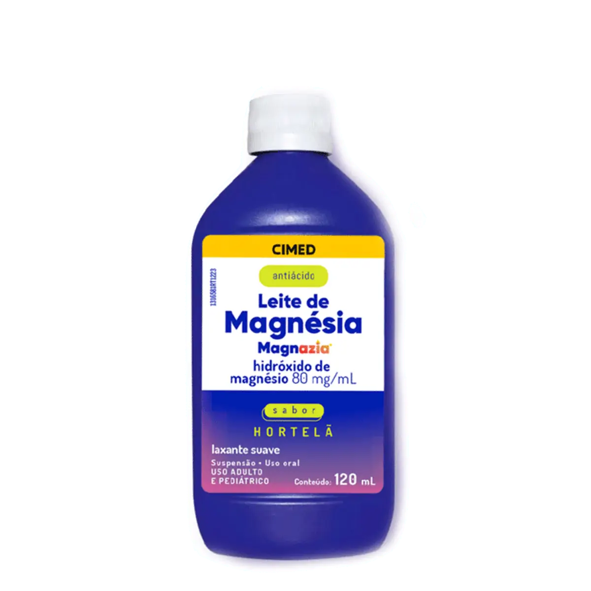 LEITE DE MAGNESIA MAGNAZIA 8% SUSPENSAO SABOR HORTELA 120ML