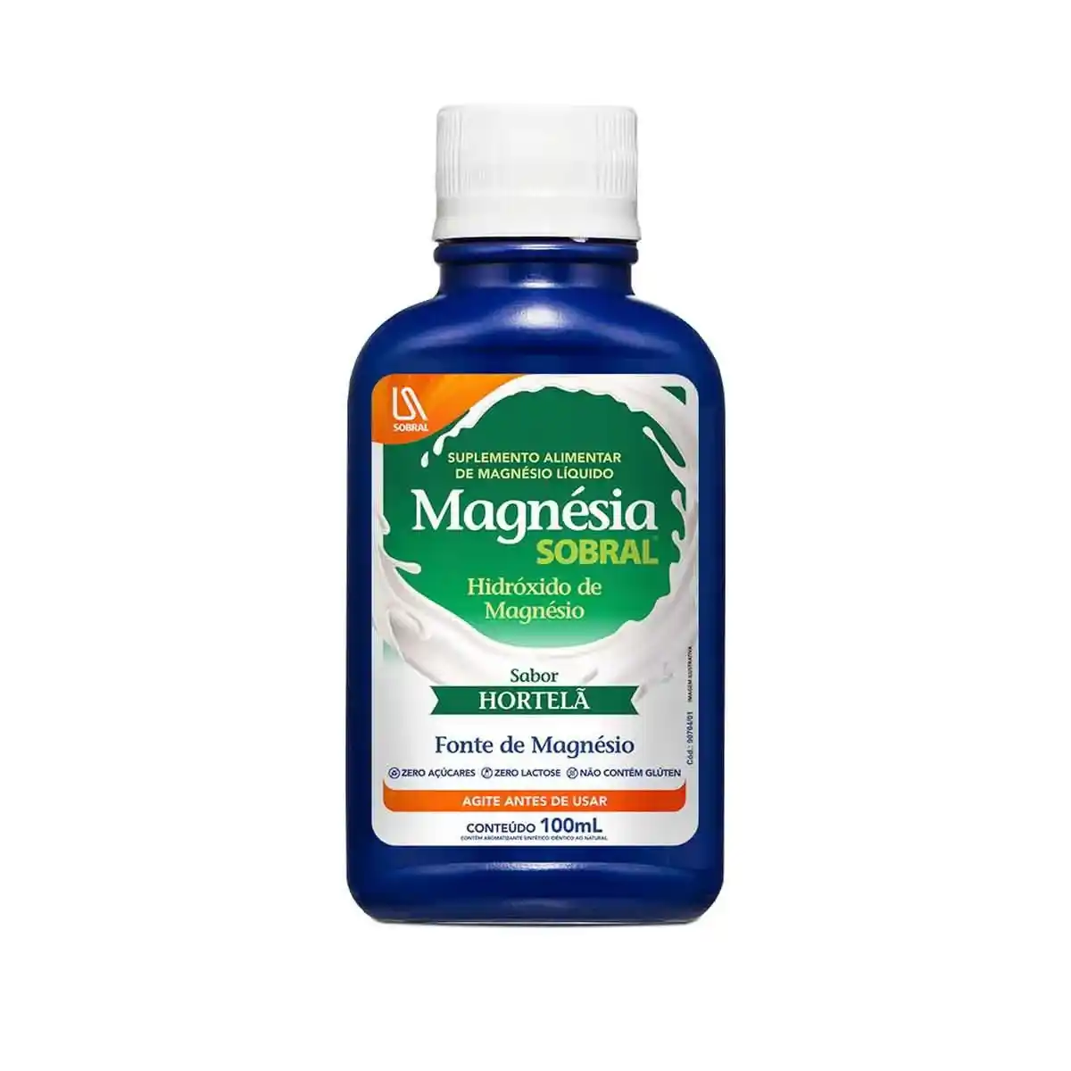 LEITE DE MAGNESIA SOBRAL SABOR HORTELA 100ML