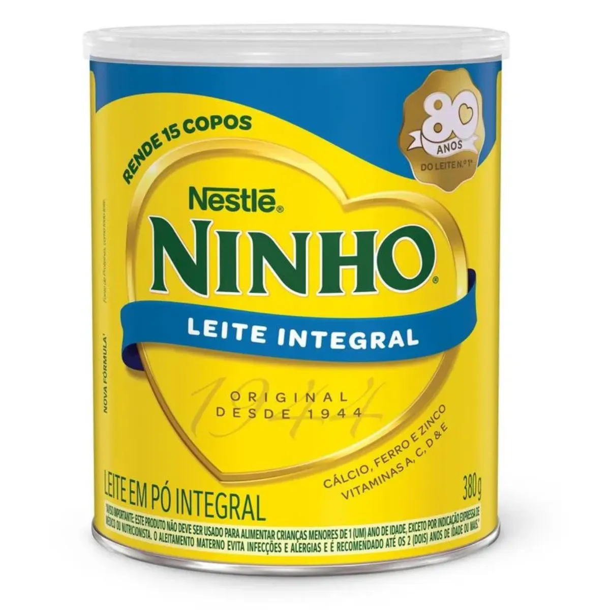 Leite Ninho Integral Lata 380g