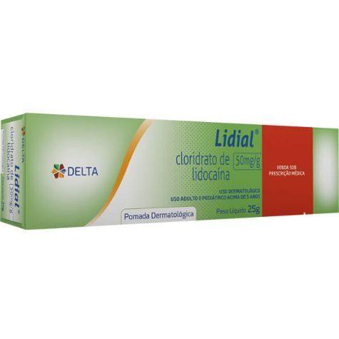 LIDIAL 50MG/G POMADA BISNAGA COM 25G