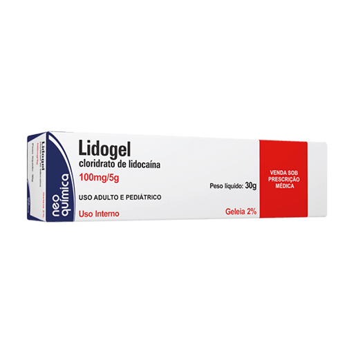 LIDOGEL 2% GEL BISNAGA COM 30G E APLICADOR URETRAL