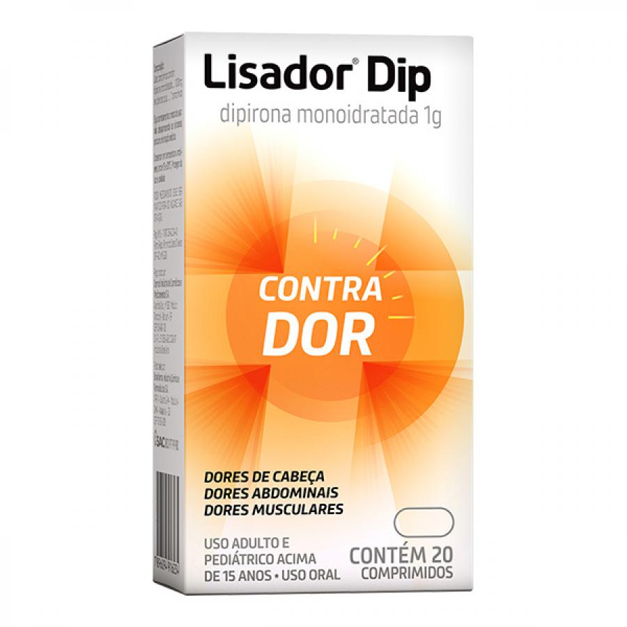 Thumbnail de LISADOR DIP 1G BLISTER COM 20 COMPRIMIDOS