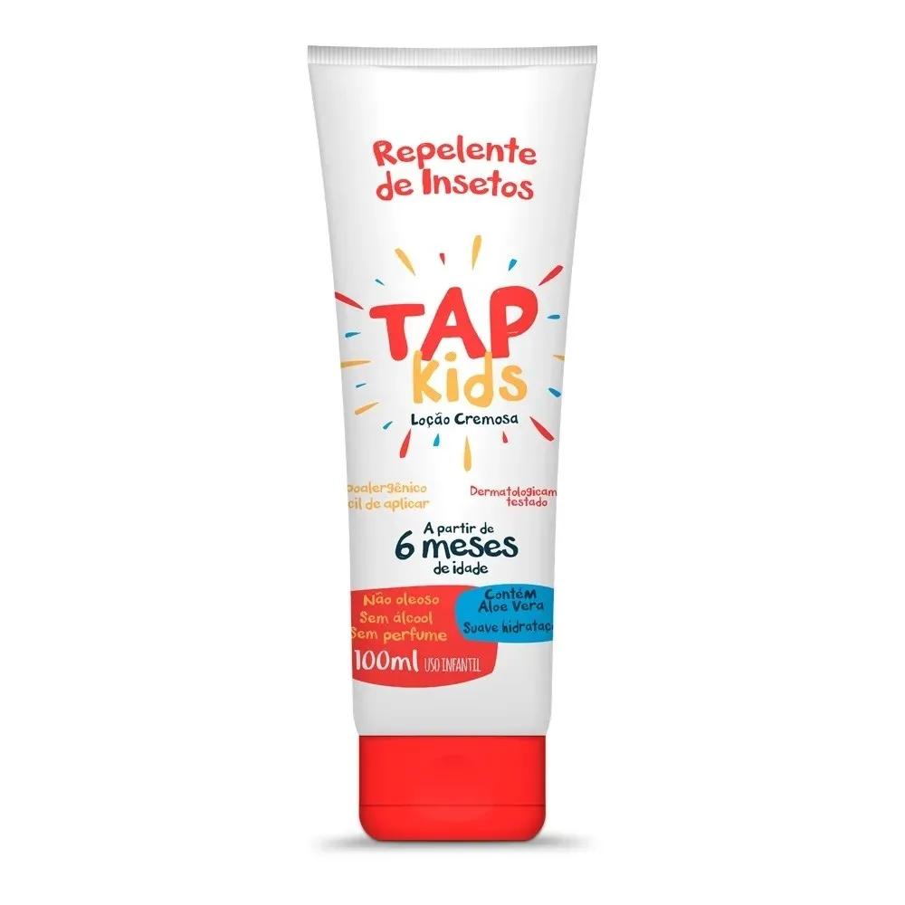 LOCAO CREMOSA TAP KIDS 15% UNIAO QUIMICA 100ML