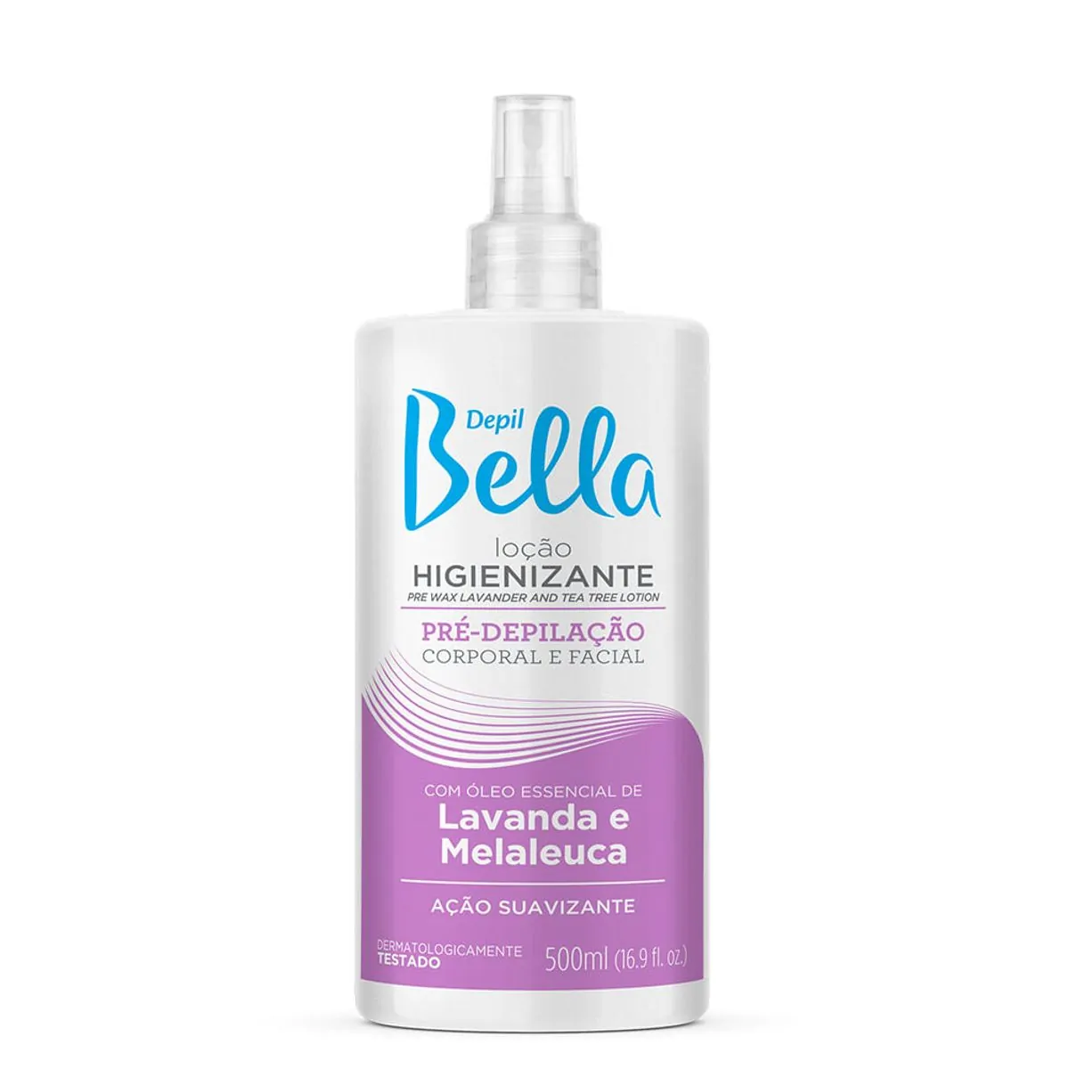 LOCAO DEPILATORIA DEPIL BELLA LAVANDA E MELALEUCA 500ML