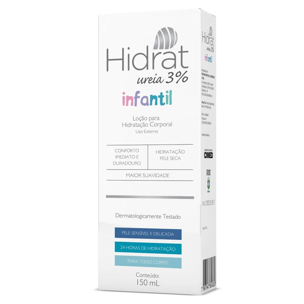 LOCAO HIDRATANTE INFANTIL CIMED HIDRAT 3% 150ML