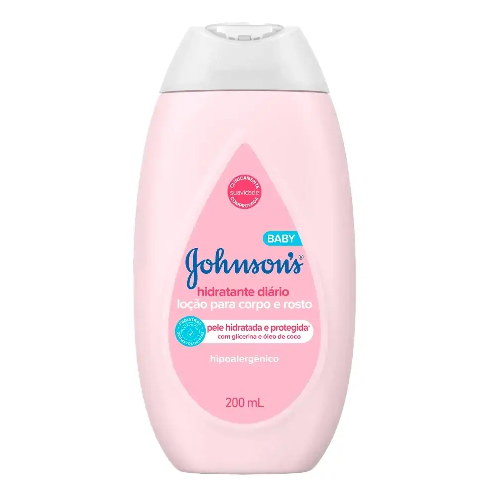 LOCAO HIDRATANTE JOHNSON'S BABY ROSA 200ML