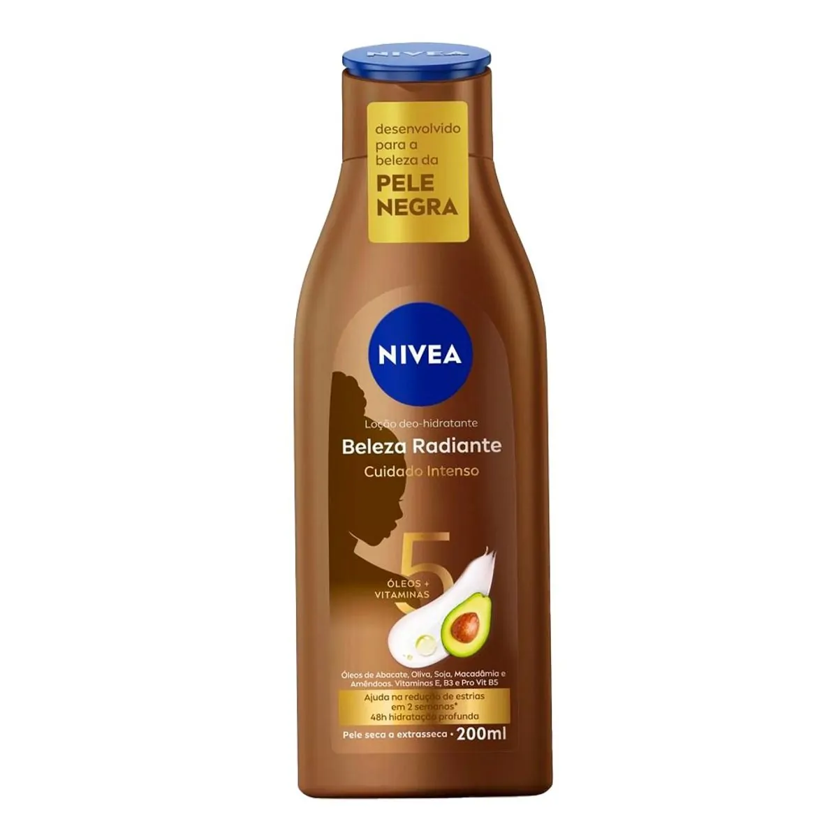 LOCAO HIDRATANTE NIVEA CUIDADO INTENSO 200ML
