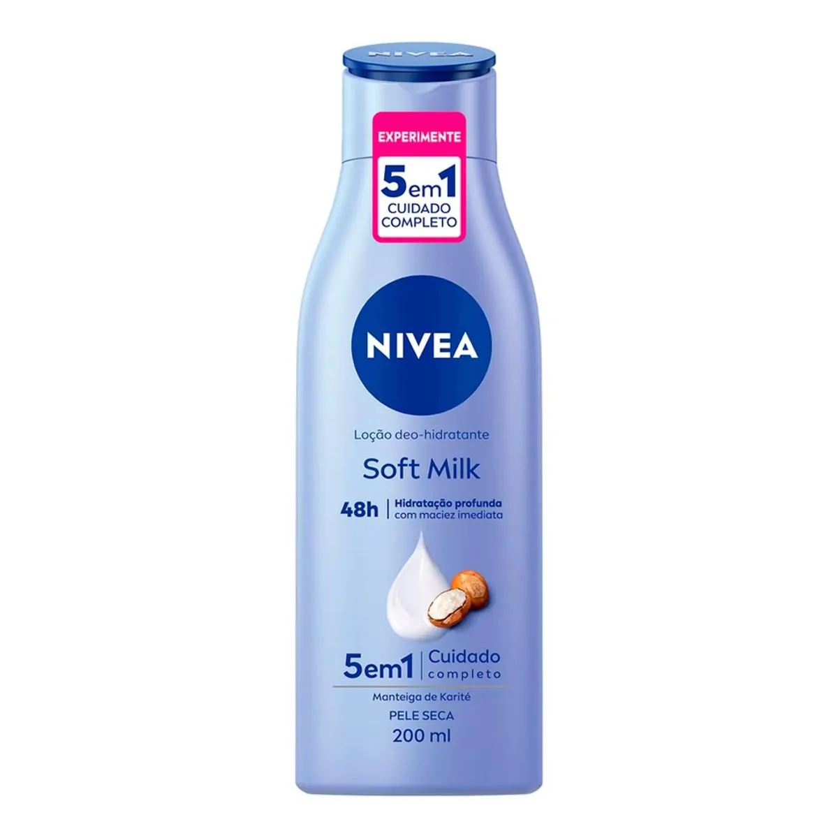 LOCAO HIDRATANTE NIVEA SOFT MILK 200ML