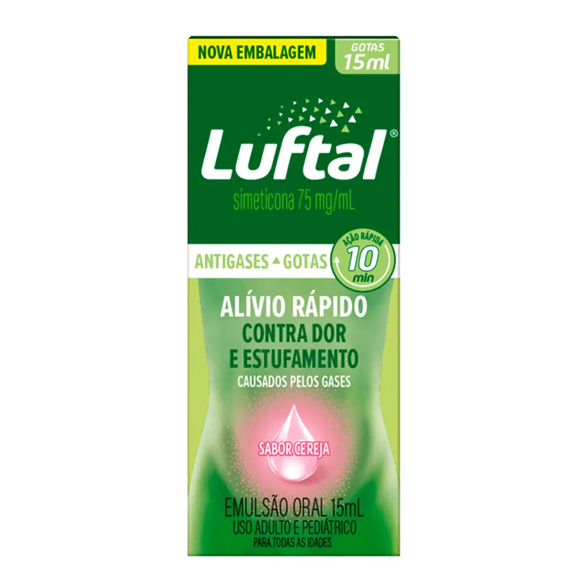LUFTAL 75MG GOTAS FRASCO COM 15ML