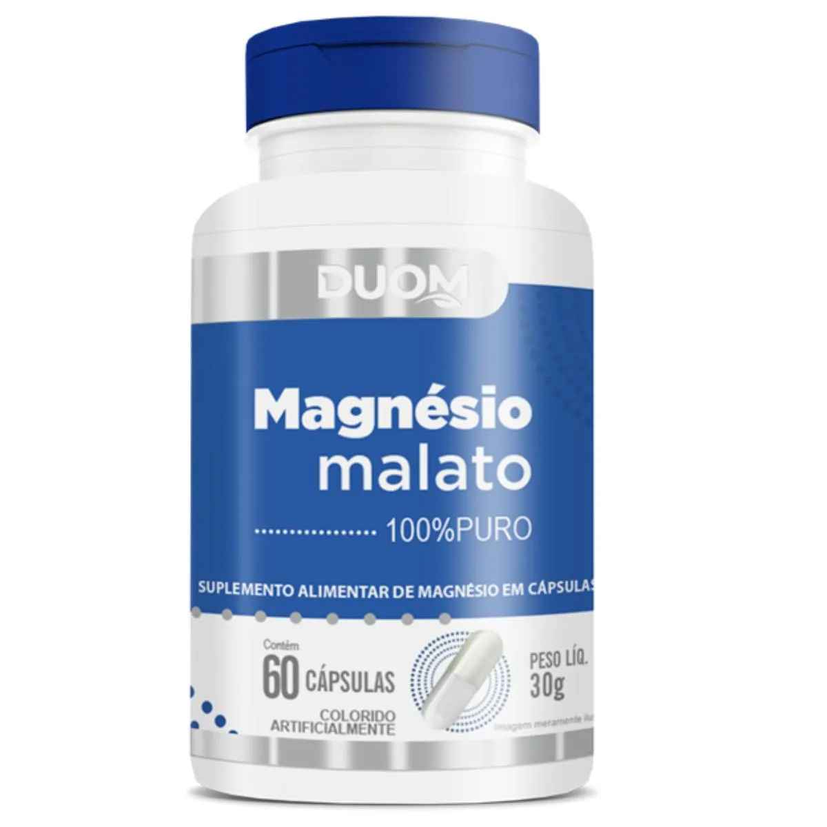 MAGNESIO MALATO 500MG COM 60 CAPSULAS