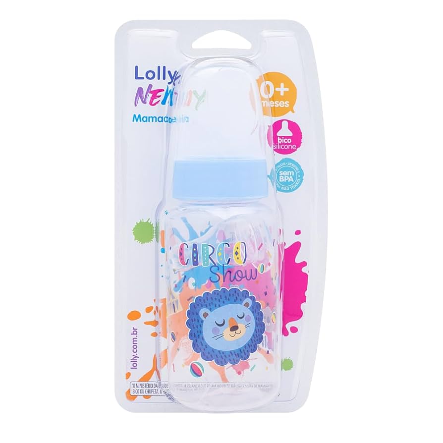 MAMADEIRA LOLLY TIP 80ML SILICONE AZUL