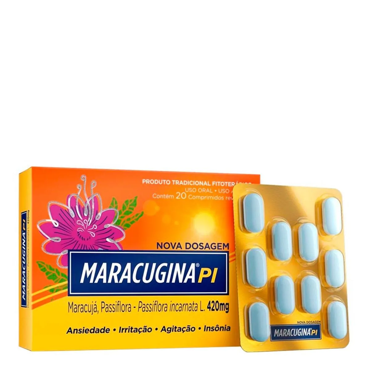 MARACUGINA PI 420MG CAIXA COM 20 COMPRIMIDOS