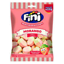 MARSHMALLOW FINI MORANGO 80G