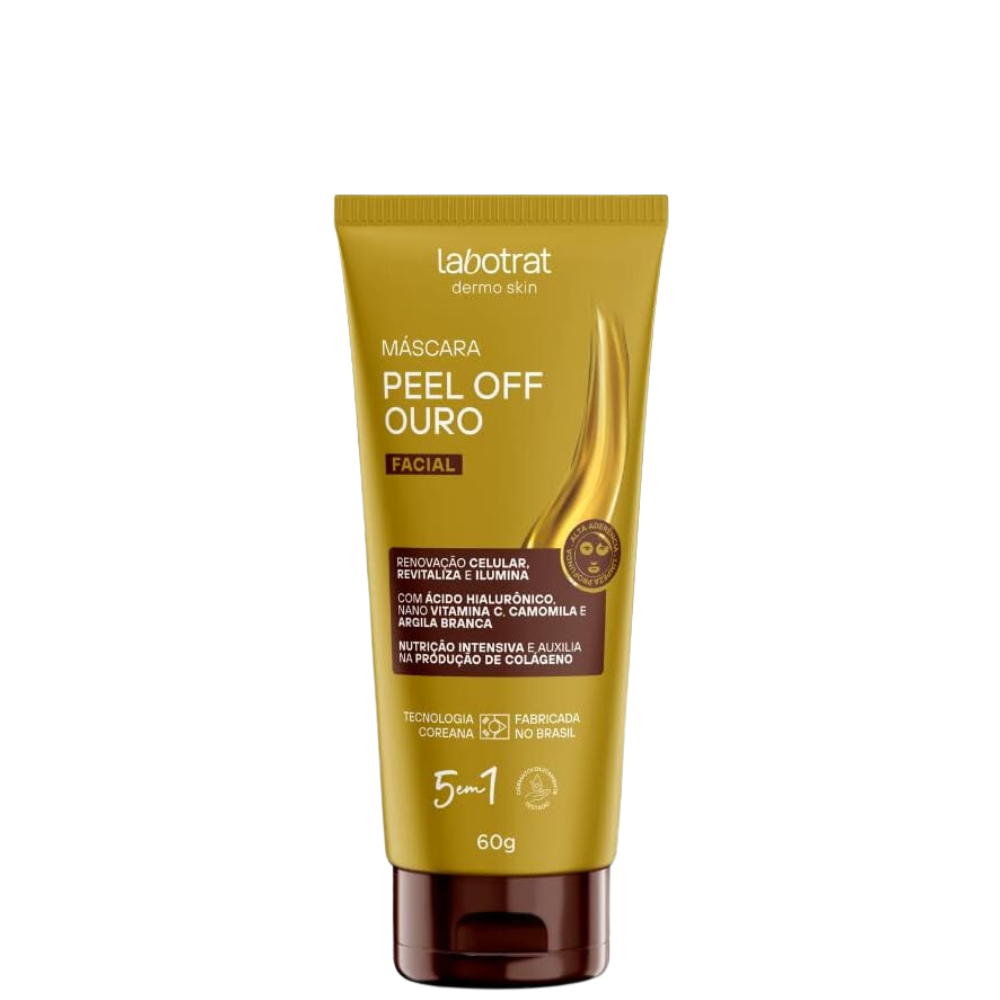MASCARA FACIAL LABOTRAT PEEL OFF OURO 60G