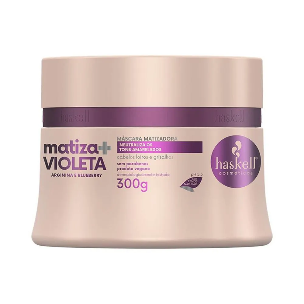 MASCARA MATIZADORA HASKELL MAIS VIOLETA 300GR