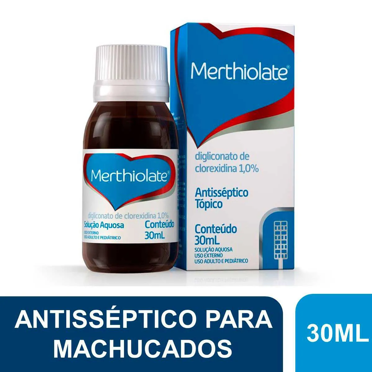 Thumbnail de MERTHIOLATE 10MG SOLUCAO FRASCO COM 30ML