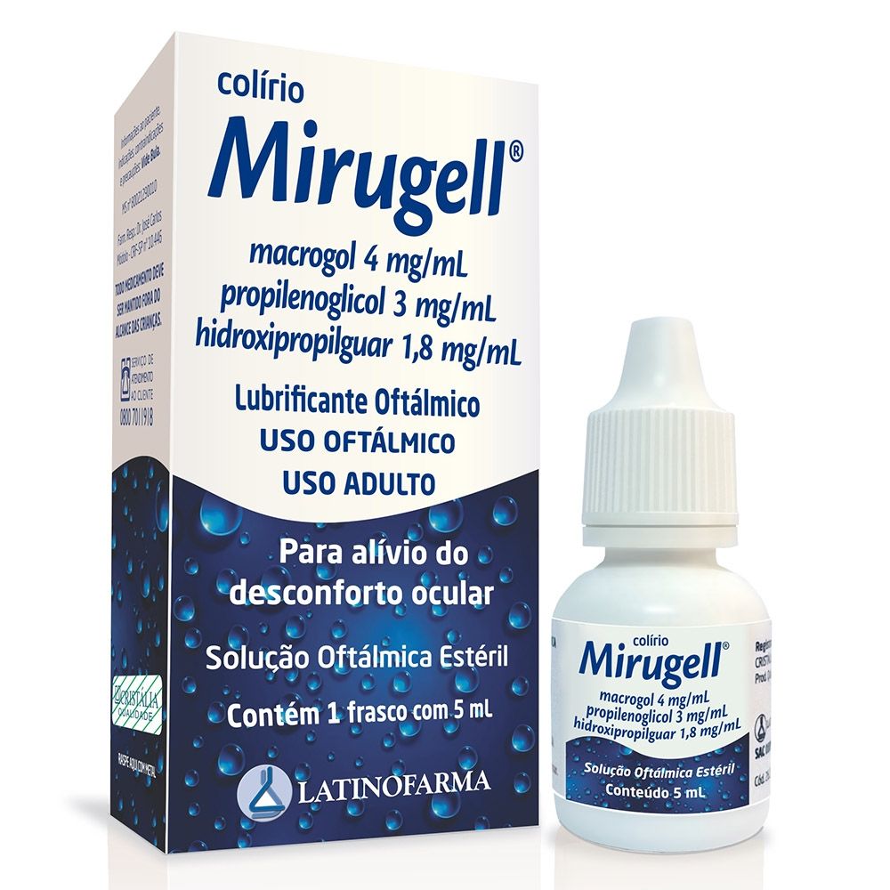 MIRUGELL 0,4%+0,3%+0,1% SOLUCAO OFTALMICA FRASCO COM 5ML