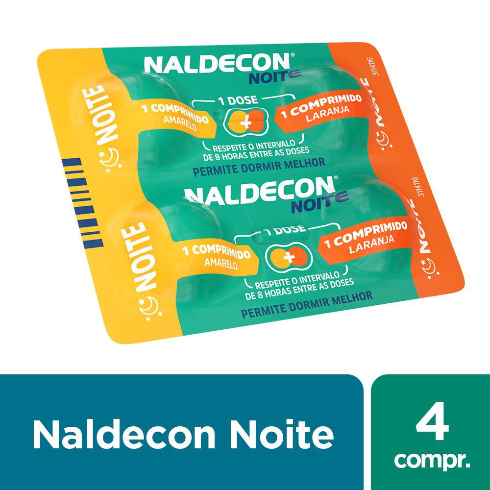NALDECON MULTI 800MG+20MG CARTELA COM 4 COMPRIMIDOS