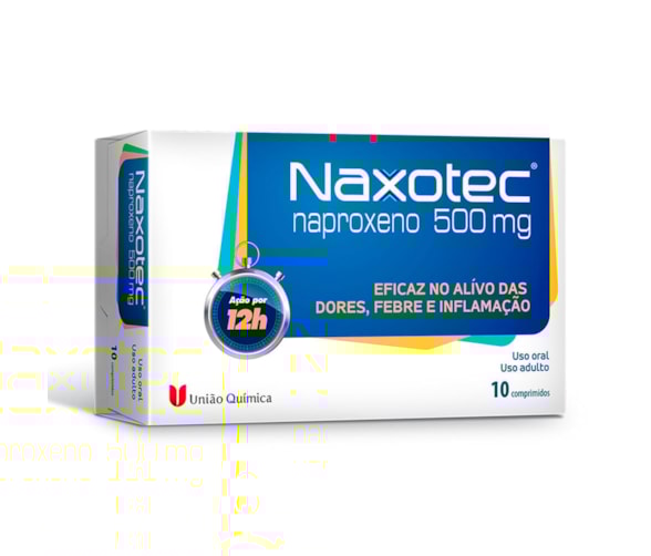 NAXOTEC 500MG UNIAO QUIMICA COM 10 COMPRIMIDOS