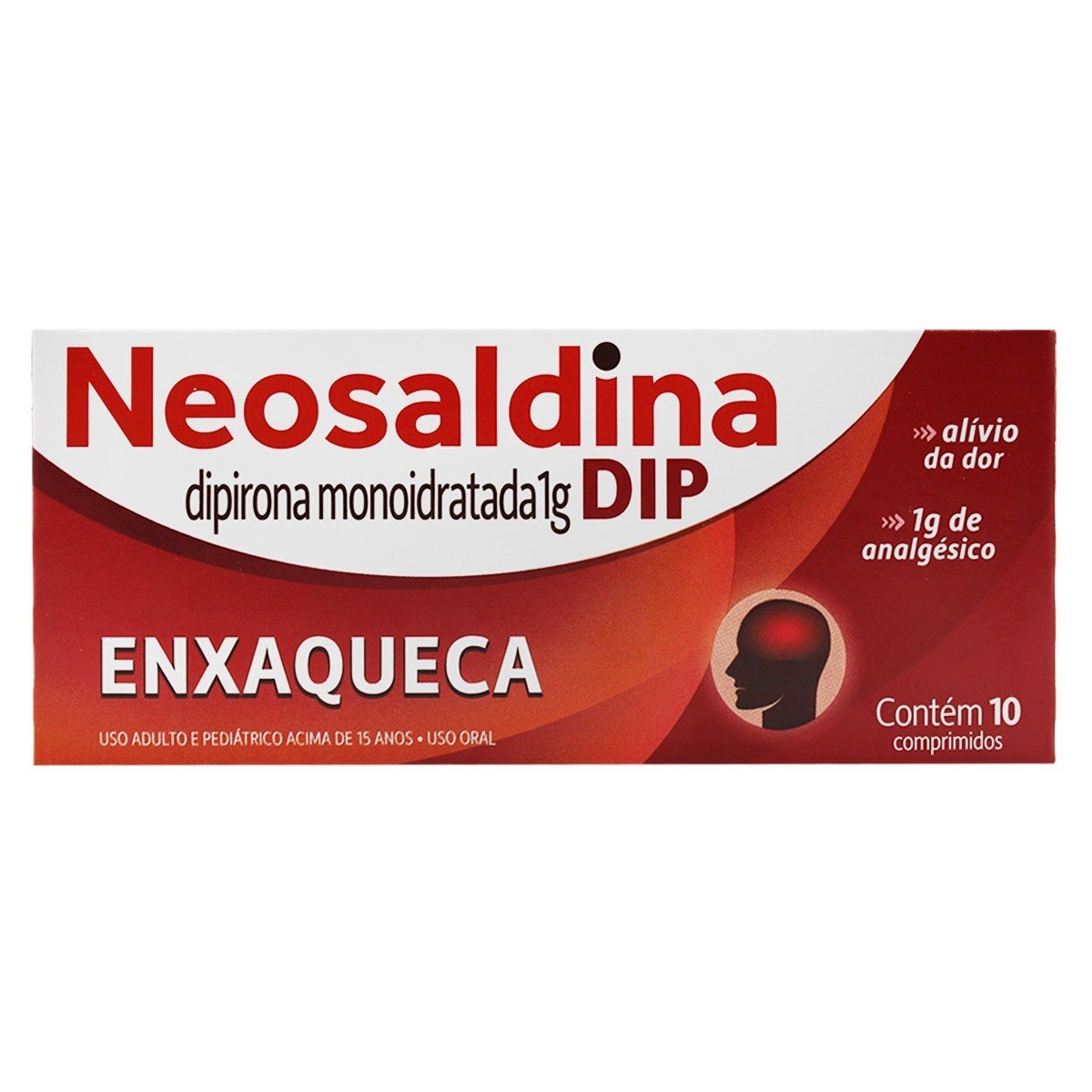 Thumbnail de NEOSALDINA DIP 1G CAIXA COM 10 COMPRIMIDOS