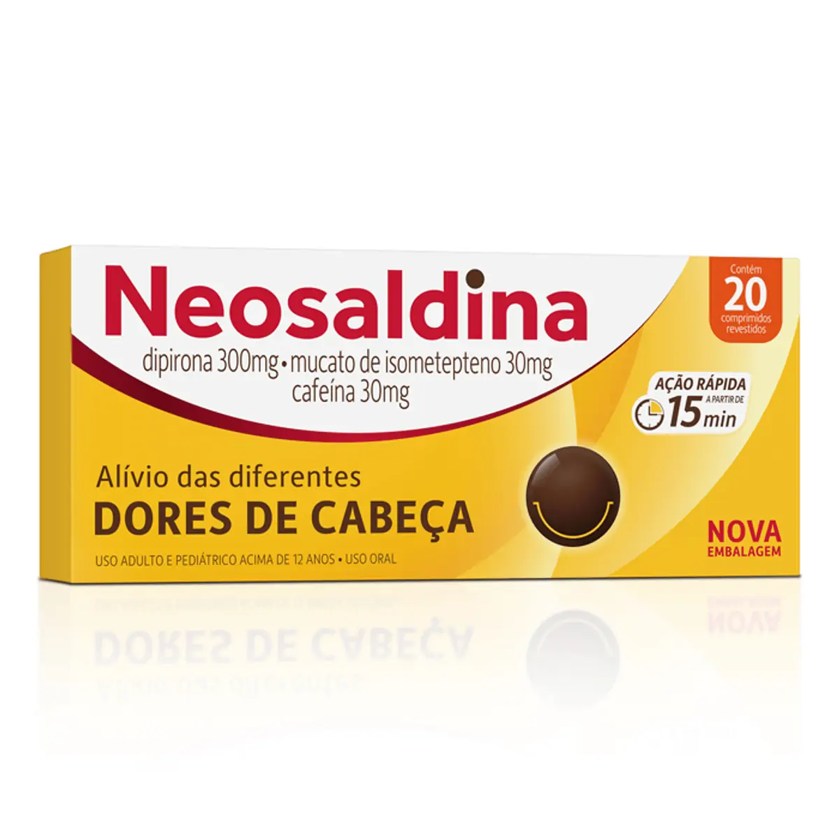 NEOSALDINA DRAGEAS CAIXA COM 20 DRAGEAS