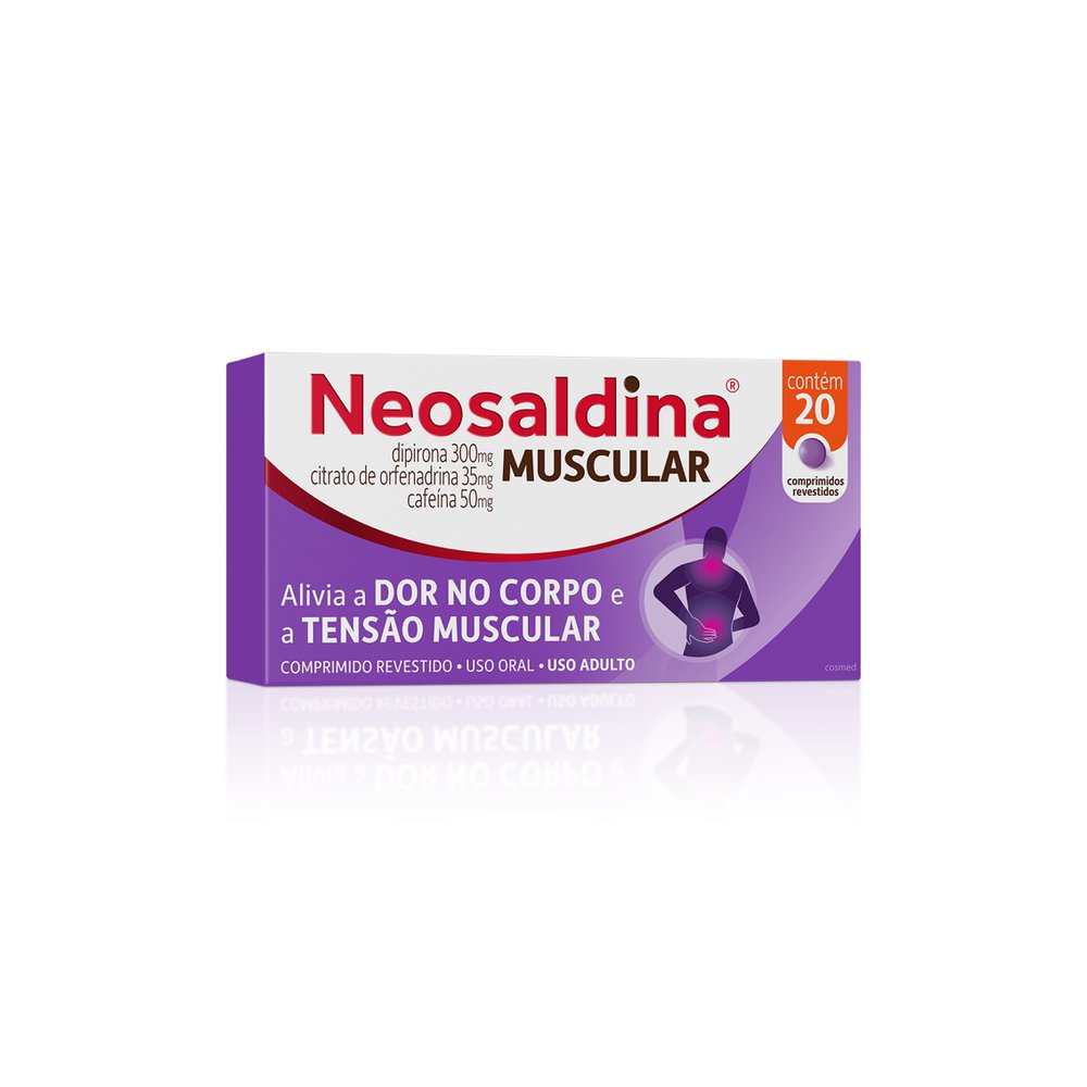 NEOSALDINA MUSCULAR COM 20 COMPRIMIDOS REVESTIDOS