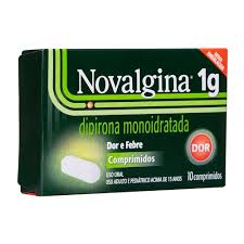 NOVALGINA 1G CAIXA COM 10 COMPRIMIDOS