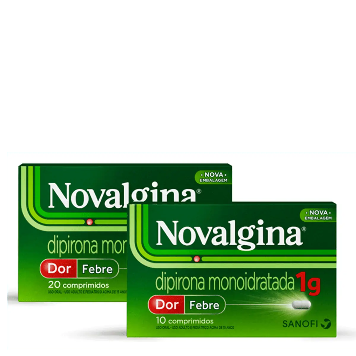 Thumbnail de NOVALGINA 1G CAIXA COM 10 COMPRIMIDOS