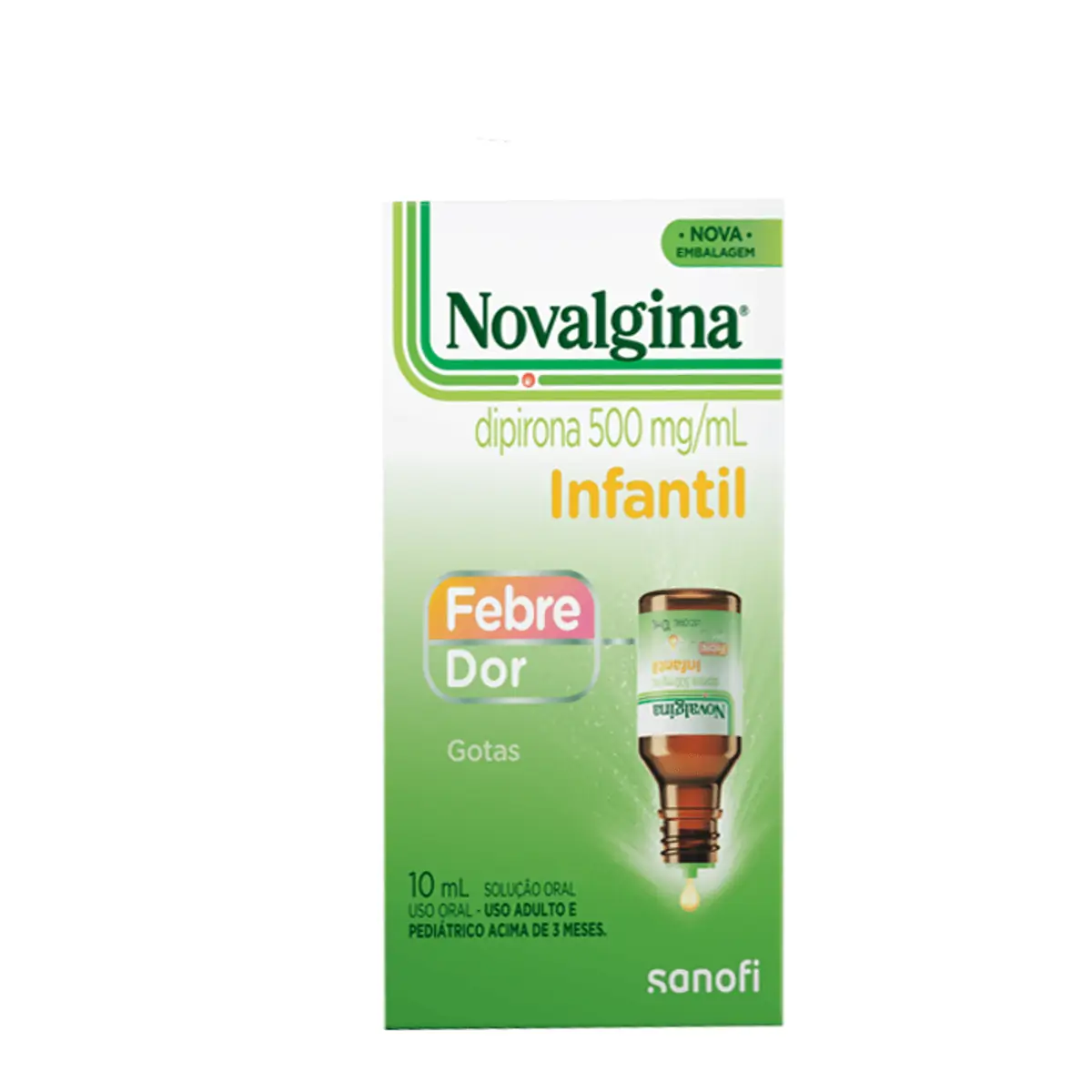 NOVALGINA 500MG/ML SOLUCAO ORAL GOTAS 10ML