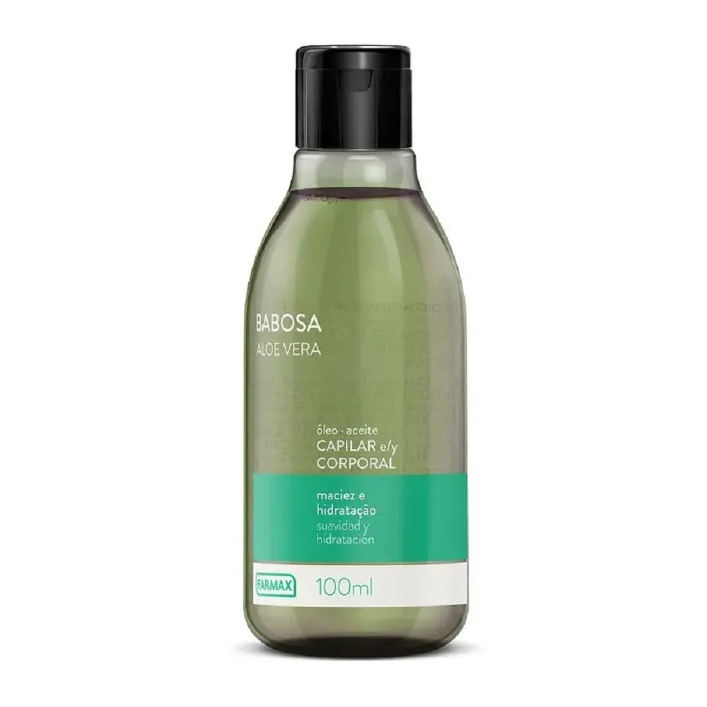 OLEO CAPILAR E CORPORAL FARMAX BABOSA 100ML