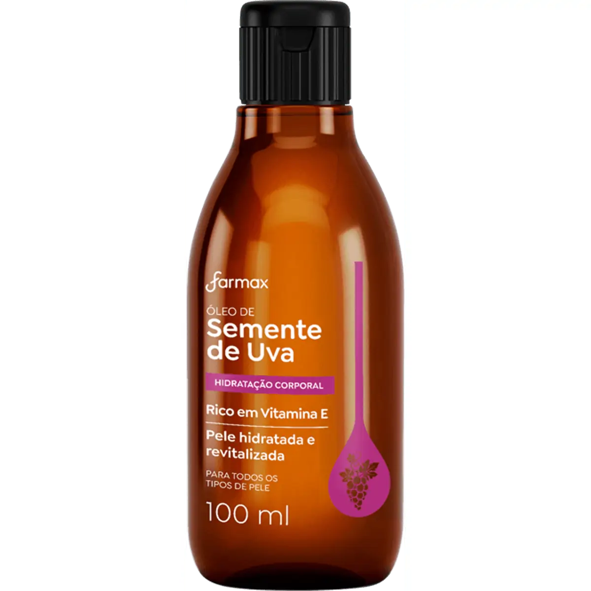 OLEO CAPILAR E CORPORAL FARMAX UVA 100ML