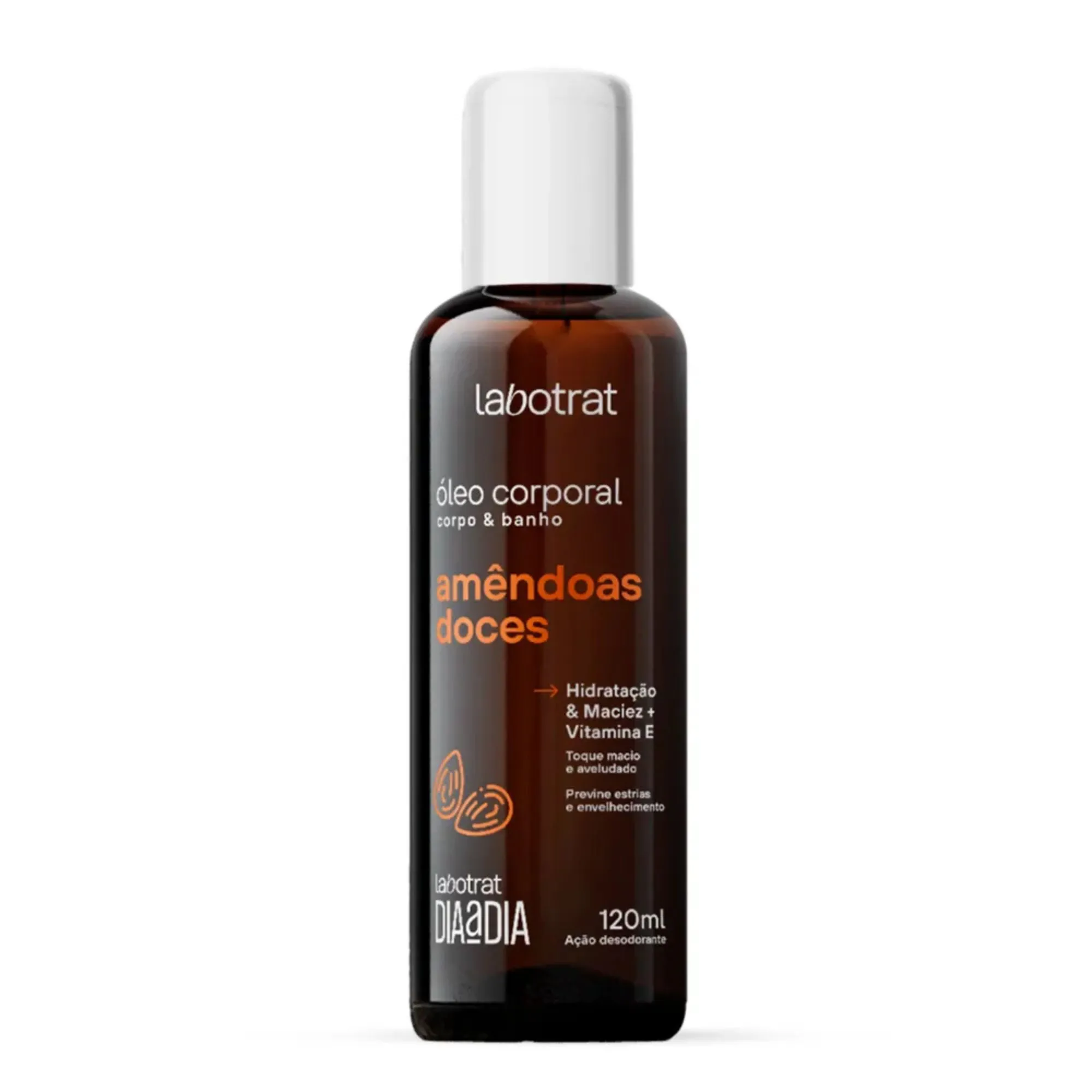 OLEO CORPORAL DE AMENDOAS DOCE LABOTRAT 120ML