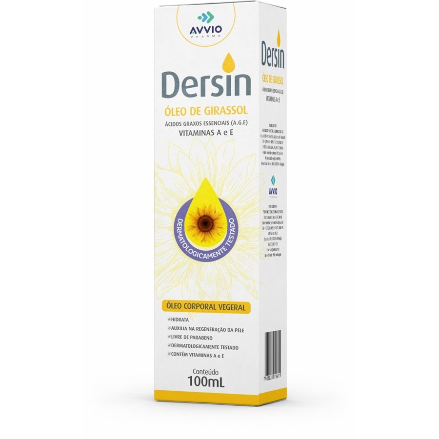 OLEO DE GIRASSOL DERSIN 100ML
