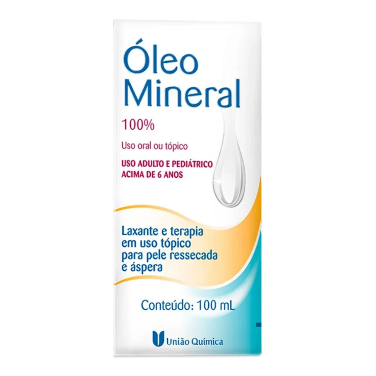 OLEO MINERAL 100% SOLUCAO FRASCO COM 100ML