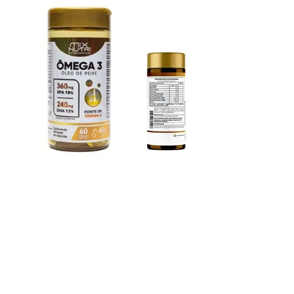 OMEGA 3 NUTRACEUTICAL EPA+DHA COM 60 CAPSULAS