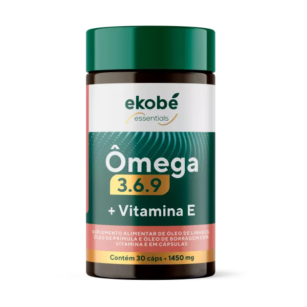OMEGA 3/6/9 + VITAMINA E COM 30 CAPSULAS