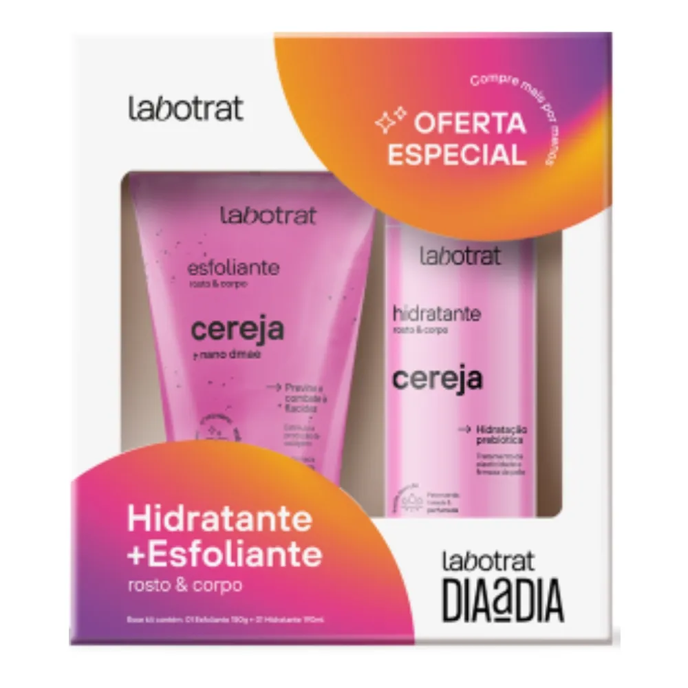 PACK DIA A DIA LABOTRAT COM 2 ITENS SABOR CEREJA