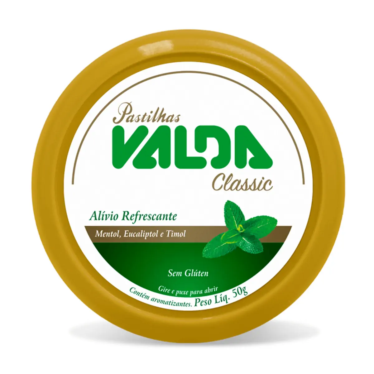 PASTILHAS VALDA CLASSIC LATA COM 50G