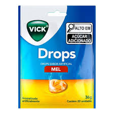 Thumbnail de PASTILHAS VICK DROPS MEL P&G COM 20 UNIDADES