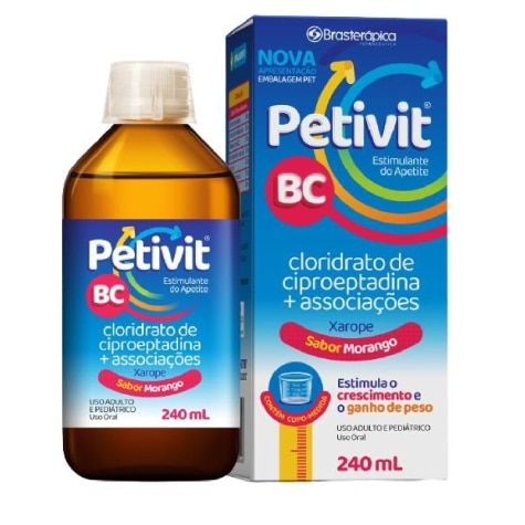 PETIVIT BC XAROPE FRASCO COM 240ML