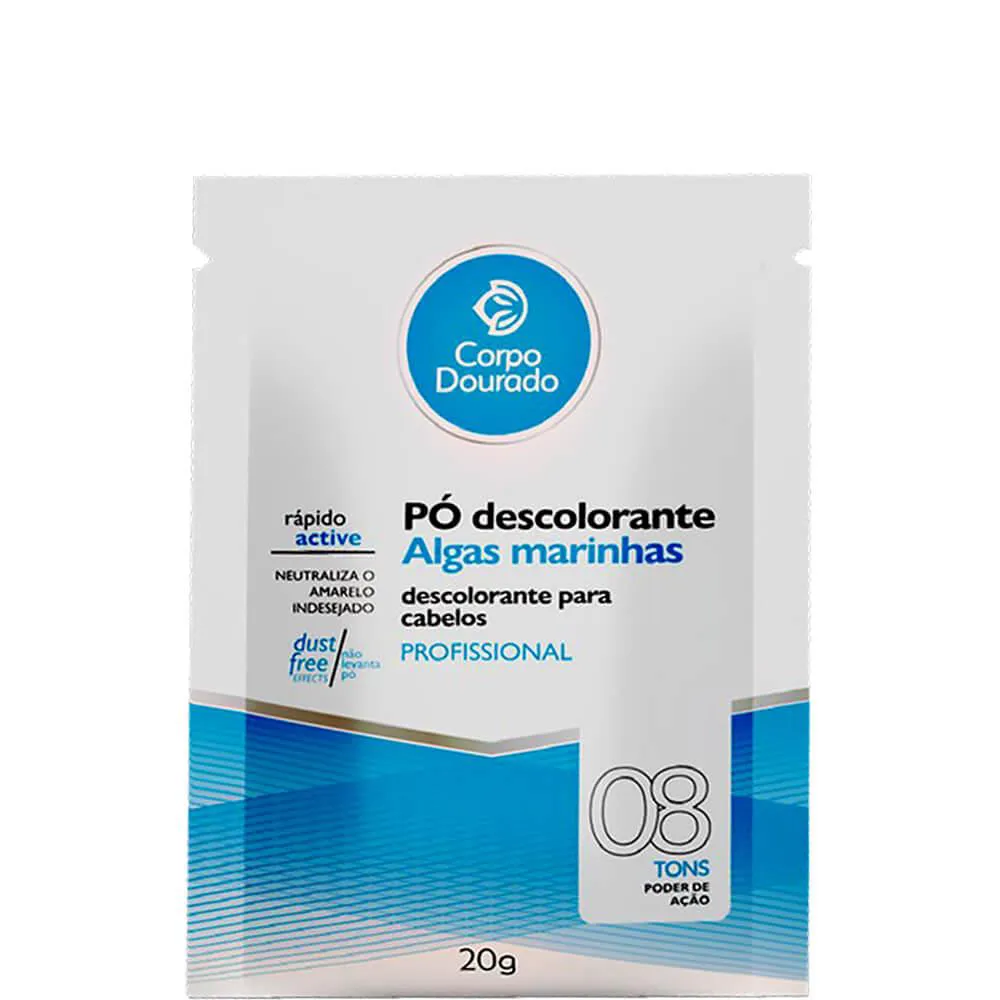 PO DESCOLORANTE CORPO DOURADO ALGAS MARINHAS 20G